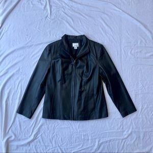 Genuine Leather Black Jacket east5th